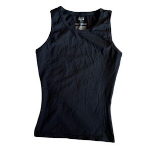 Men's Spanx Sculpt Compression Tank Top Sleeveless Shirt, Black, Size M